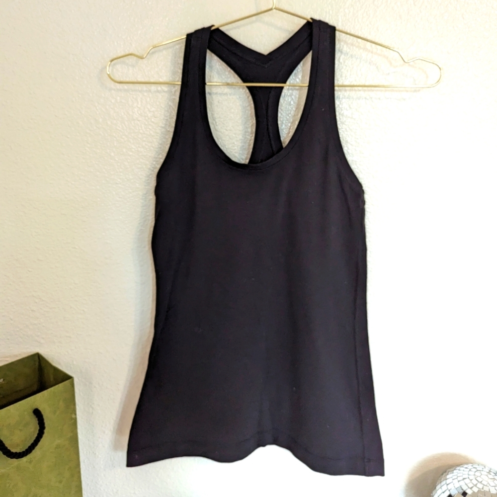 Lululemon black classic racer back tank